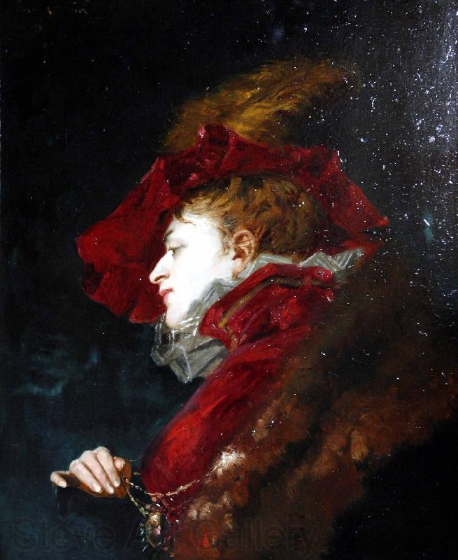 Jules-Adolphe Goupil Portrait of Sarah Bernhardt Germany oil painting art